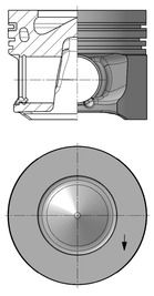 Piston KOLBENSCHMIDT 41264600