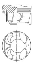 Piston KOLBENSCHMIDT 41267600