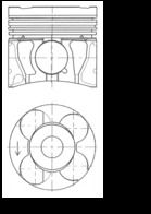 Piston KOLBENSCHMIDT 41286620