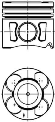 Piston KOLBENSCHMIDT 41289600