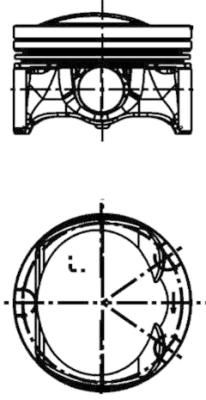 Piston KOLBENSCHMIDT 41477620