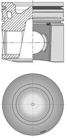 Piston KOLBENSCHMIDT 41541600