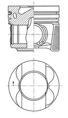 Piston KOLBENSCHMIDT 41641600