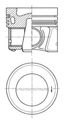 Piston KOLBENSCHMIDT 41936610