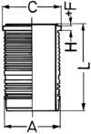 KOLBENSCHMIDT 89500110 Cylinder Sleeve