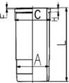 Cylinder Sleeve KOLBENSCHMIDT 89839110