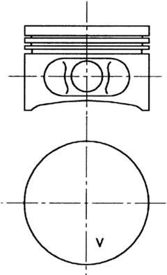 Piston KOLBENSCHMIDT 99646600