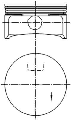 Piston KOLBENSCHMIDT 99741601