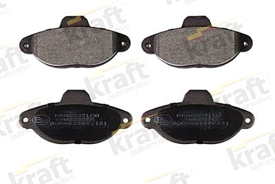 Brake Pad Set, disc brake KRAFT Automotive 6003100