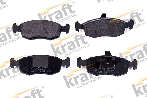 KRAFT Automotive 6003315 Brake Pad Set, disc brake