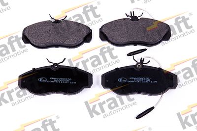 Brake Pad Set, disc brake KRAFT Automotive 6003370