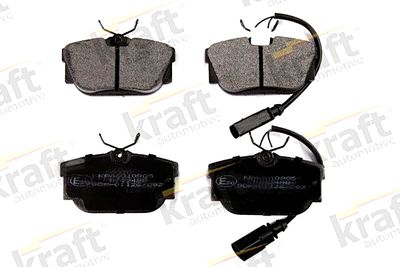 Brake Pad Set, disc brake KRAFT Automotive 6010905