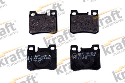 Brake Pad Set, disc brake KRAFT Automotive 6011140