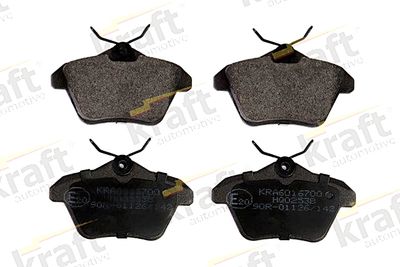 Brake Pad Set, disc brake KRAFT Automotive 6016700