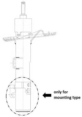 Shock Absorber KYB 335607