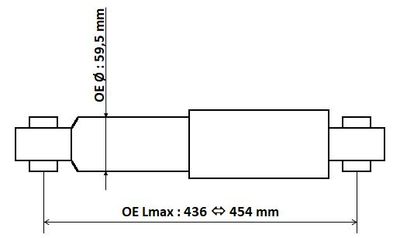 Shock Absorber KYB 3450003