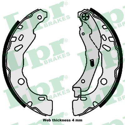 Brake Shoe Set LPR 01111