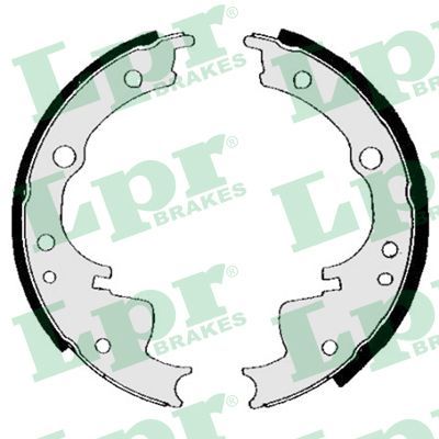 LPR 04330 Brake Shoe Set