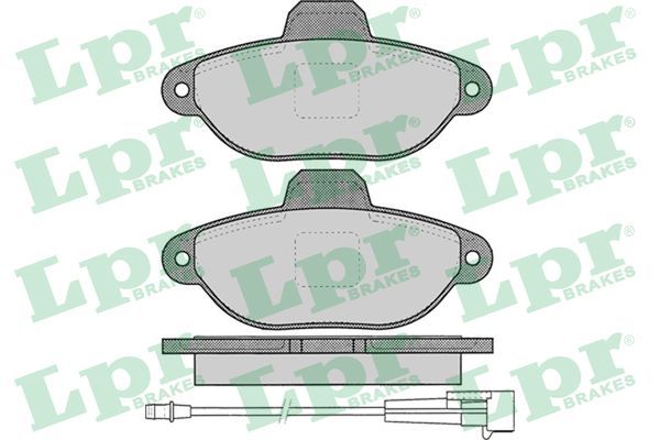 LPR 05P1262 Brake Pad Set, disc brake