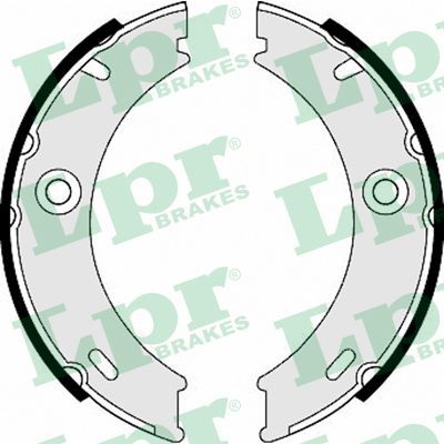 LPR 07970 Brake Shoe Set, parking brake