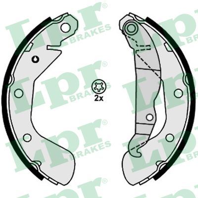 LPR 08120 Brake Shoe Set