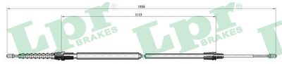 Cable Pull, parking brake LPR C0001B