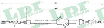 Cable Pull, parking brake LPR C0044B