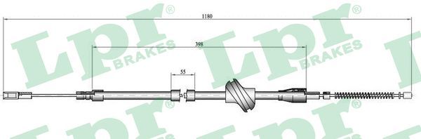 LPR C0045B Cable Pull, parking brake