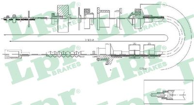 Cable Pull, clutch control LPR C0056C