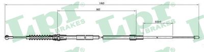 Cable Pull, parking brake LPR C0064B