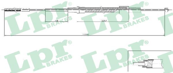 LPR C0079B Cable Pull, parking brake