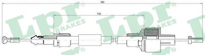 Cable Pull, clutch control LPR C0081C