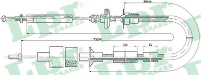 Cable Pull, clutch control LPR C0085C