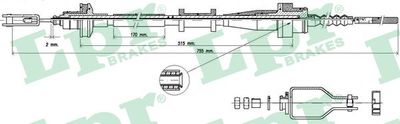 Cable Pull, clutch control LPR C0112C