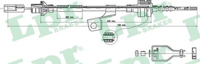 Cable Pull, clutch control LPR C0118C