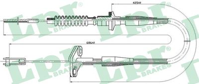 Cable Pull, clutch control LPR C0121C