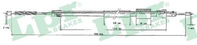 Cable Pull, parking brake LPR C0122B