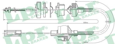 Cable Pull, clutch control LPR C0164C