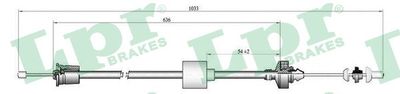 Cable Pull, clutch control LPR C0192C