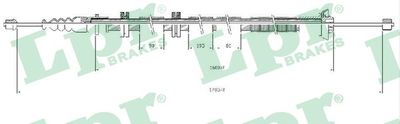 Cable Pull, parking brake LPR C0205B