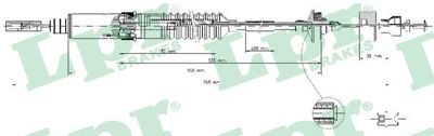 Cable Pull, clutch control LPR C0242C