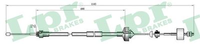 Cable Pull, clutch control LPR C0277C