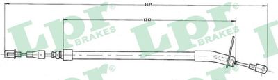 Cable Pull, parking brake LPR C0410B