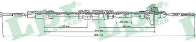 Cable Pull, clutch control LPR C0459C