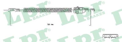 Cable Pull, parking brake LPR C0543B