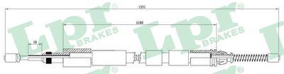 Cable Pull, parking brake LPR C0974B