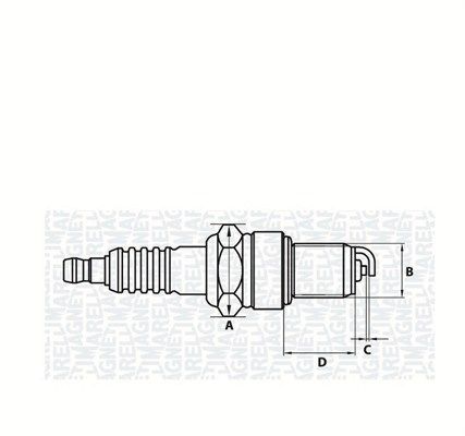 MAGNETI MARELLI 062000770304 Spark Plug