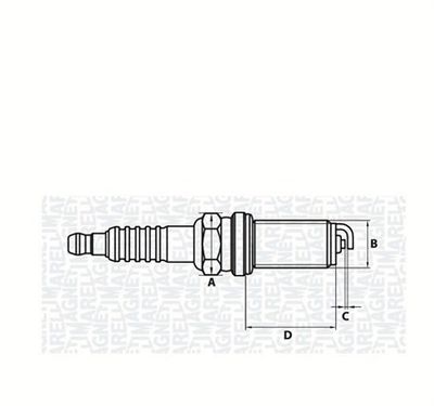 Spark Plug MAGNETI MARELLI 062000777304