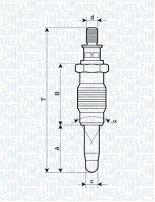 Glow Plug MAGNETI MARELLI 062900005304