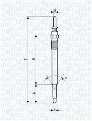 Glow Plug MAGNETI MARELLI 062900009304